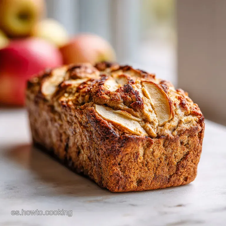 Pan de Avena y Manzana sin Harina ni Az&uacute;car al Horno
