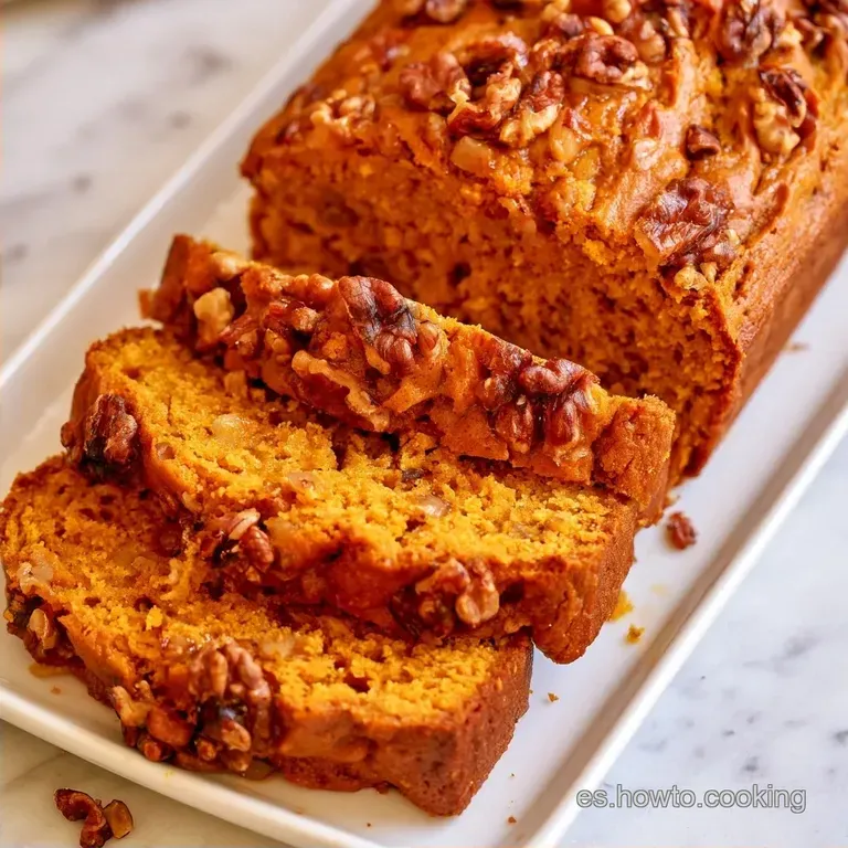 Pan de Calabaza Nueces con Aceite de Coco