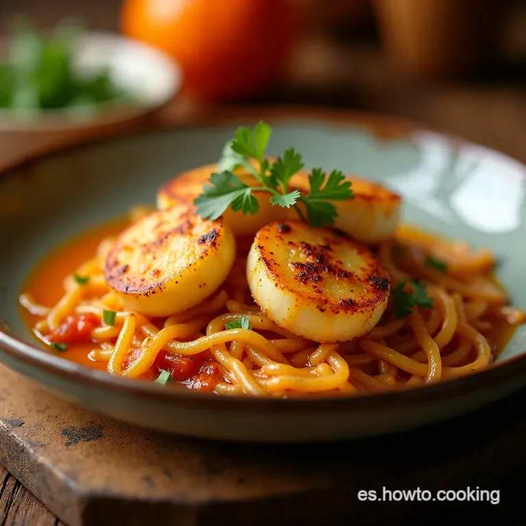 Parmentier De Patata Con Pulpo a La Parrilla Y Aceite De Piment&oacute;n presentation