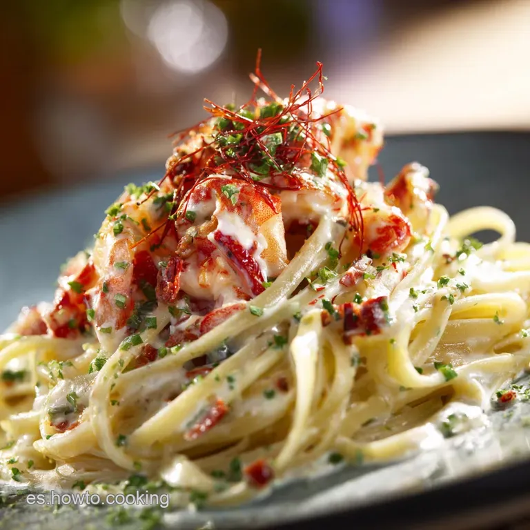 Pasta Cremosa con Langostinos El plato gourmet que tienes listo en 35 minutos