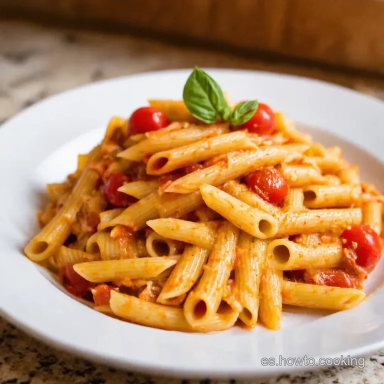 Pasta Express Con Tomates Cherry Lista En 15 Minutos presentation