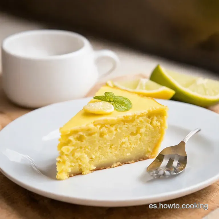 Pastel Carlota De Lim&oacute;n Un Cl&aacute;sico Refrescante presentation