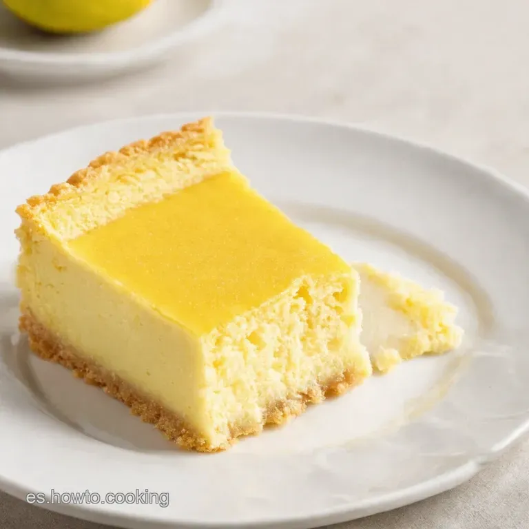 Pastel Carlota de Lim&oacute;n Un Cl&aacute;sico Refrescante