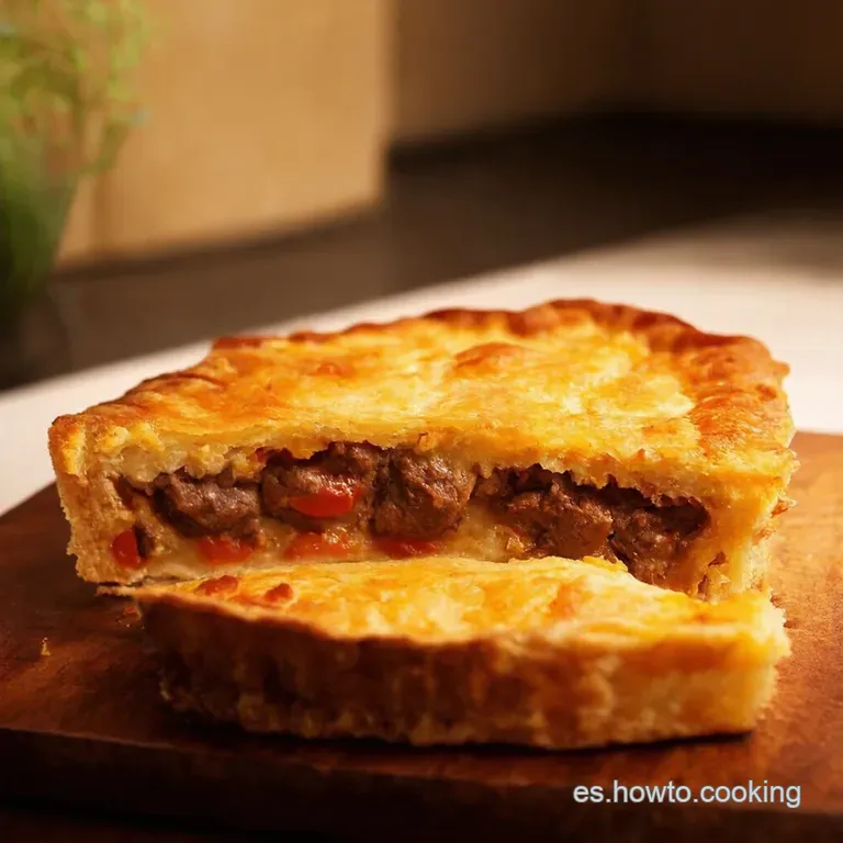 Pastel De Carne a La Espa&ntilde;ola presentation