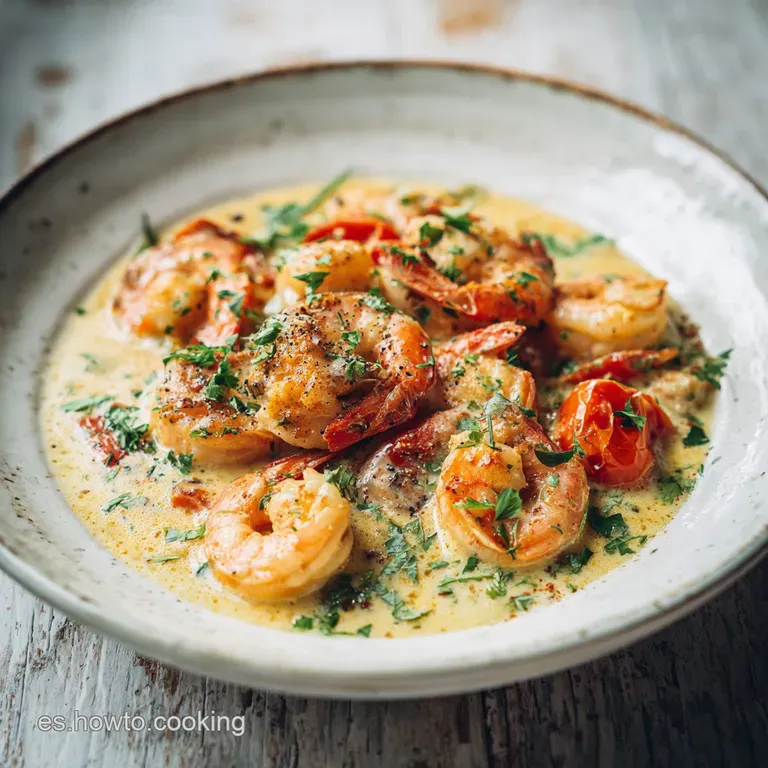 Elegant slice of shrimp loaf plated with a vibrant green salad. The loaf is golden with a slightly crisp exterior, showing...
