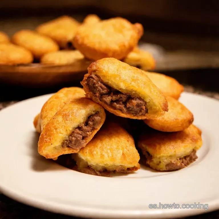 Pastelillos De Carne Un Bocado De Boricua presentation