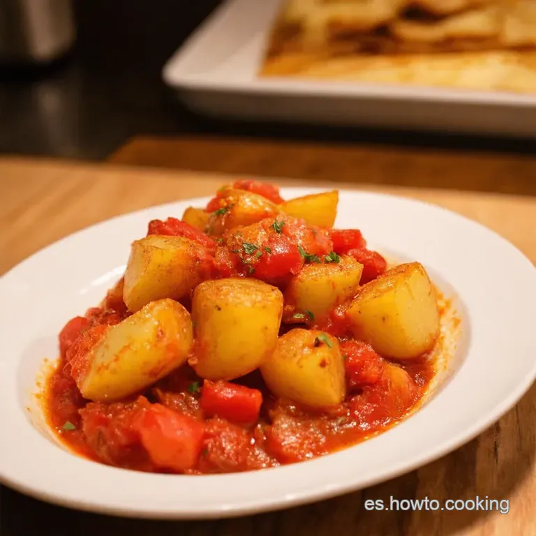 Patatas Bravas Explosivas La Bomba Espa&ntilde;ola En Tu Plato presentation