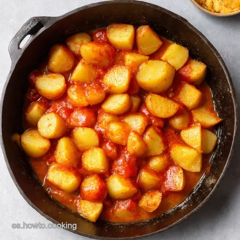 Patatas Bravas Gourmet con Alioli de Ajo Negro