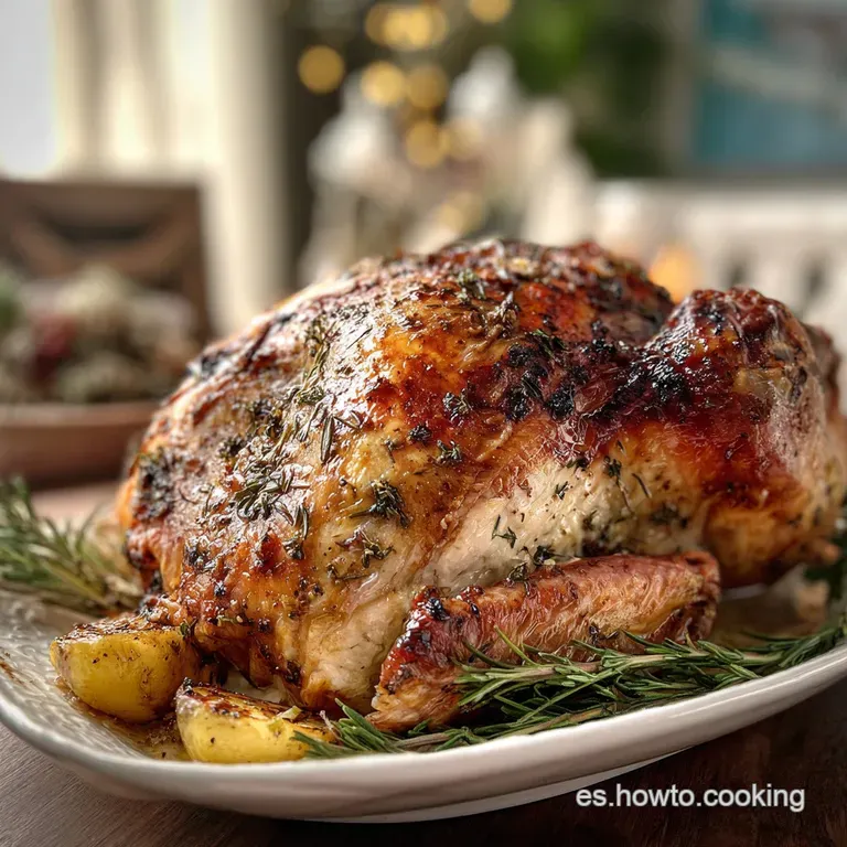 Slices of moist turkey and stuffing arranged artfully on a plate, drizzled with rich gravy and sprinkled with fresh parsley.