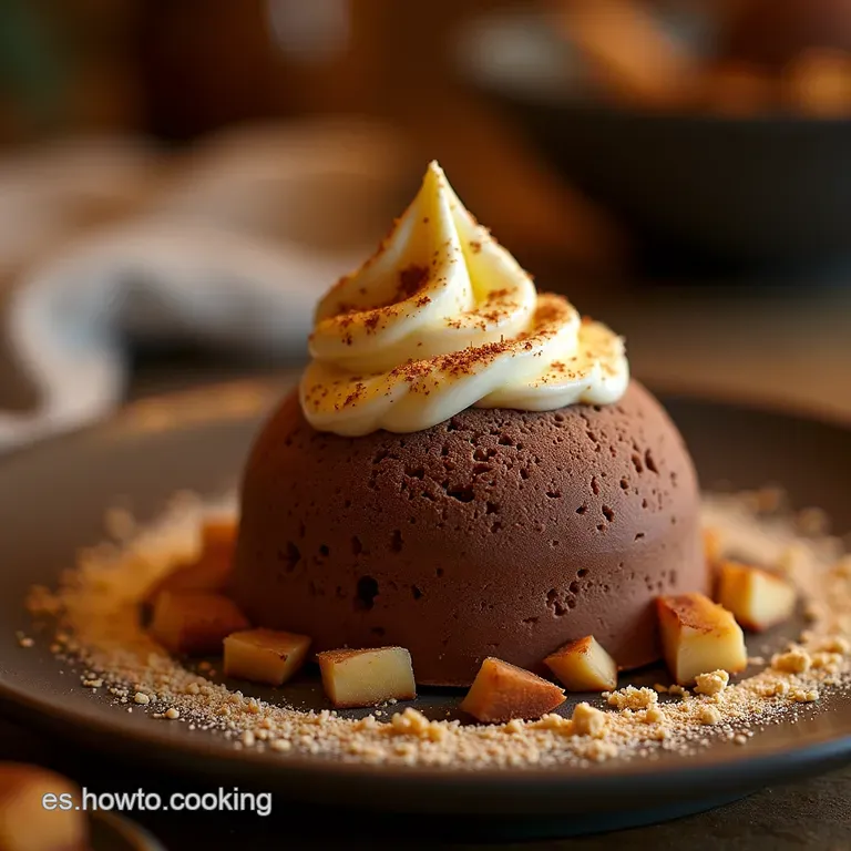 El Sue&ntilde;o Oscuro Pay Helado De Chocolate Cremoso Con Costra De Galleta Especiada presentation