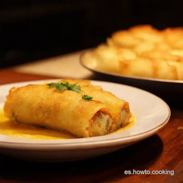 Pechugas Rellenas a La Espa&ntilde;ola presentation