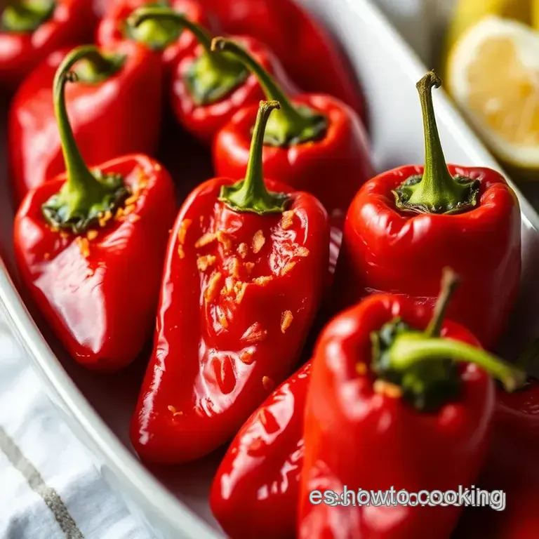 Pimientos Del Piquillo Rellenos Con At&uacute;n presentation