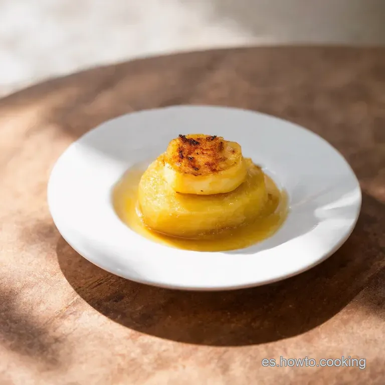 Pl&aacute;tanos Flambeados al Ron con Helado de Vainilla