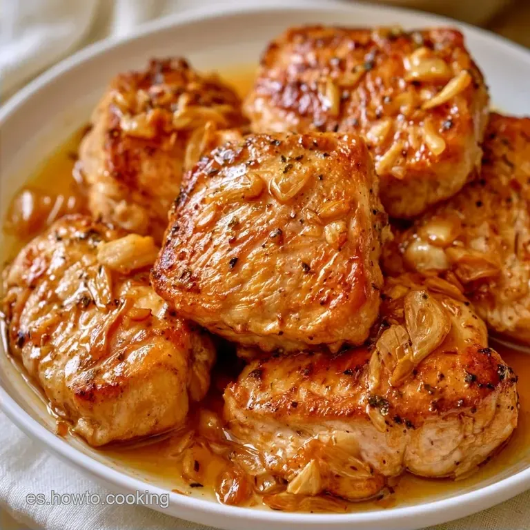 Pollo Al Ajillo Tradicional