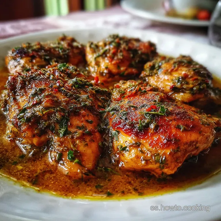Pollo en Pepitoria Receta de la Abuela