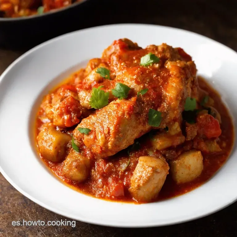 Pollo Guisado a la Dominicana