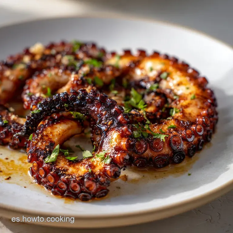 Pulpo a la Plancha: Crujiente y Jugoso