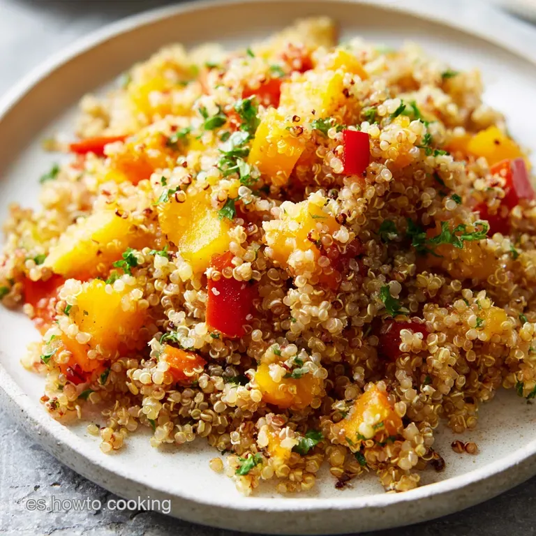 Receta de Quinoa con Verduras Saludable