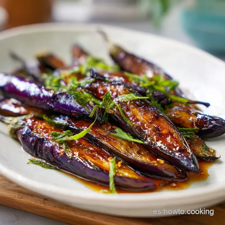 Receta con Berenjenas Asadas Agridulces