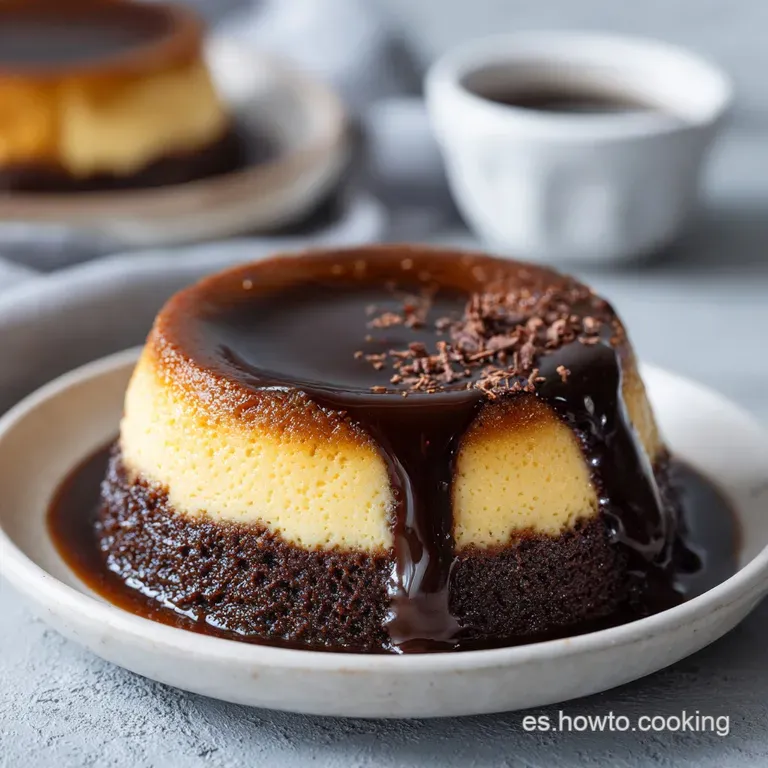 Receta para Hacer el Famoso Chocoflan: T&eacute;cnica Impecable