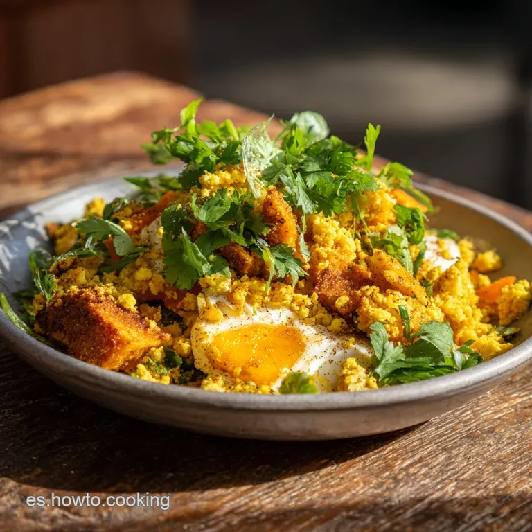 Migas Extreme&ntilde;as Receta Original con Torreznos