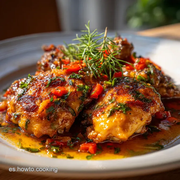 Receta Pollo Al Chilindron Casero