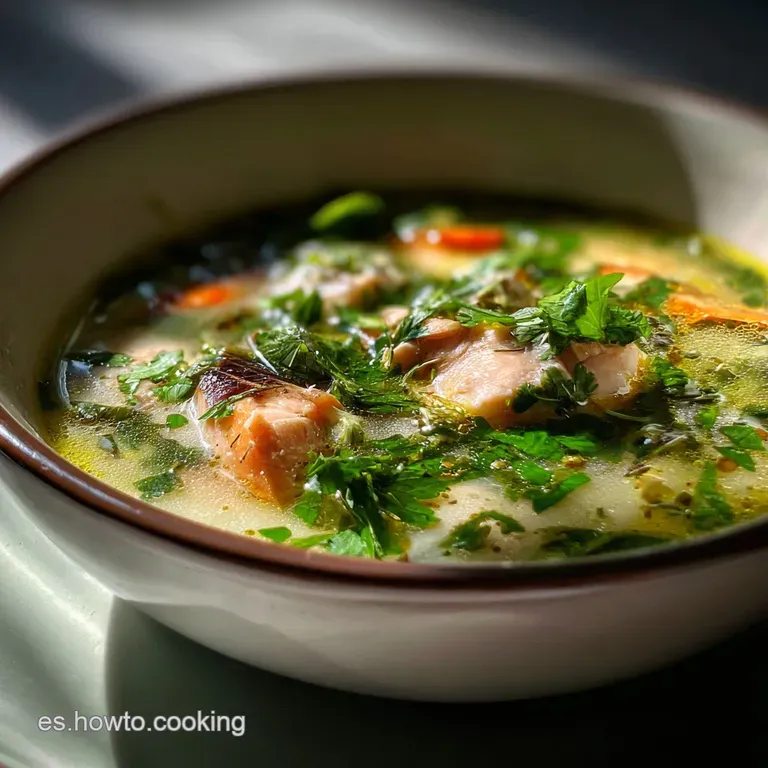 Receta Sopa De Pescado Tradicional y Aterciopelada