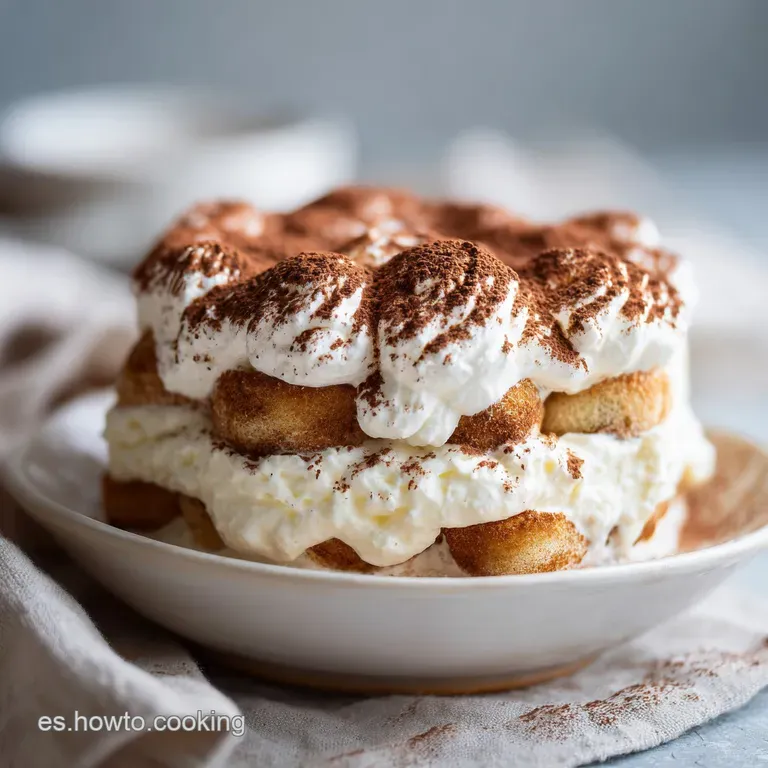 Receta Tiramisu Italiano: Crema Aterciopelada