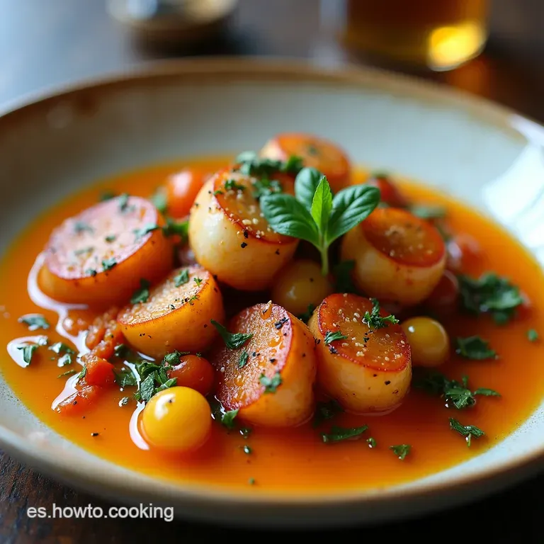 Redondo de Ternera en su Jugo con Salsa de Vino Tinto y Verduras