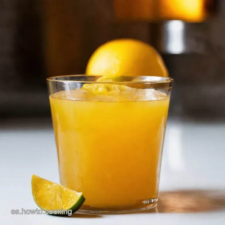 Refrescante Agua De Guayaba Lim&oacute;n Y Jengibre presentation