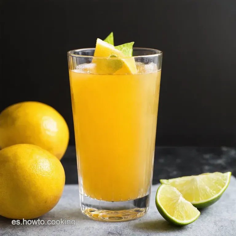 Refrescante Agua de Guayaba Lim&oacute;n y Jengibre