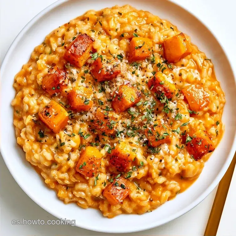 Risotto De Calabaza Cremoso