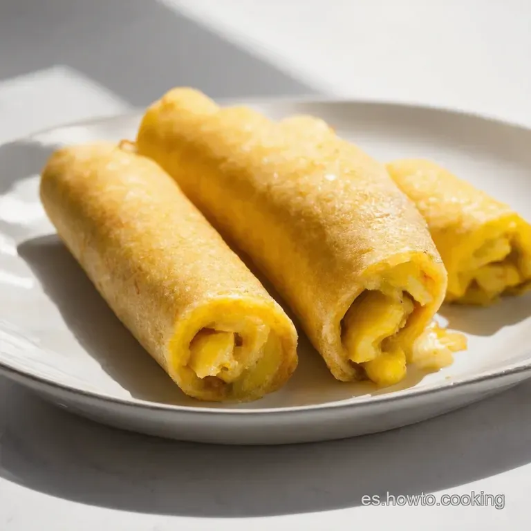 Rollitos Crujientes de Pl&aacute;tano Maduro Un Bocado Tropical