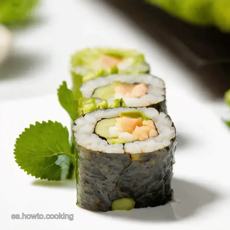 Rollitos Refrescantes Sushi de Pepino con Toque de S&eacute;samo