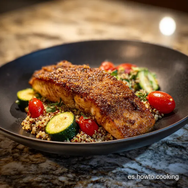 Salm&oacute;n y Quinoa: Cena Saludable R&aacute;pida
