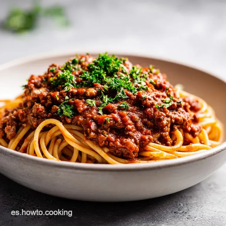Soja Texturizada a la Bolo&ntilde;esa Casera
