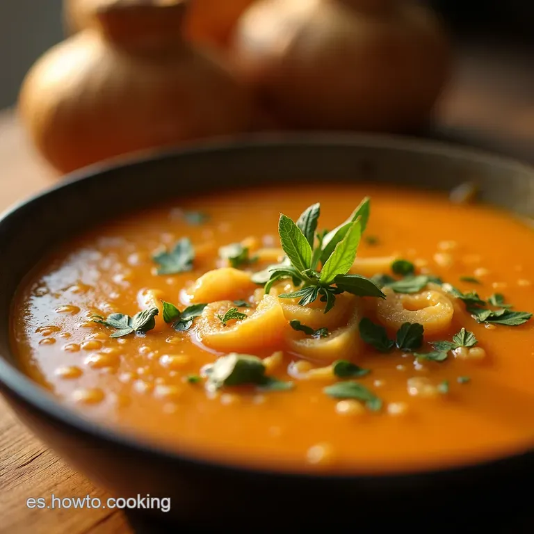 Sopa De Cebolla Cl&aacute;sica Como En El Bistrot De La Esquina presentation