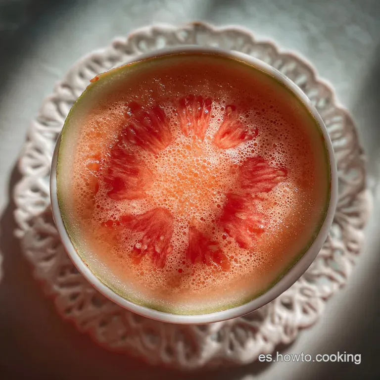 Sopa De Mel&oacute;n Fr&iacute;a Aterciopelada