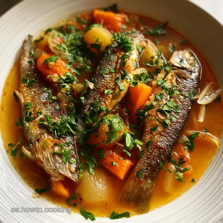 Sopa de Pescado con Caldo Aterciopelado