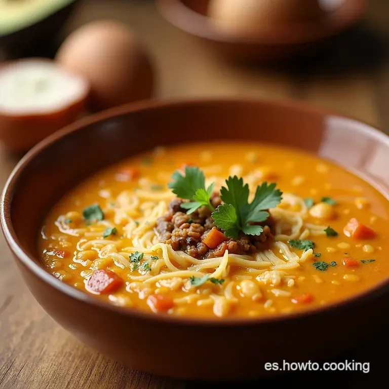 Sopa De Tortilla Calientita Un Abrazo En Cada Cucharada presentation