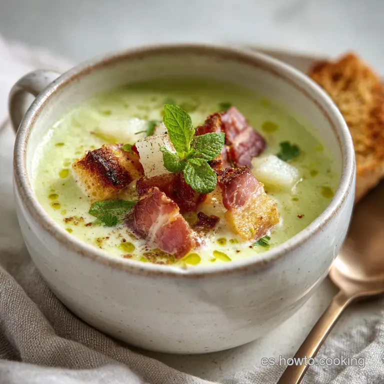 Sopa Fr&iacute;a de Mel&oacute;n: Cremosa y Salada