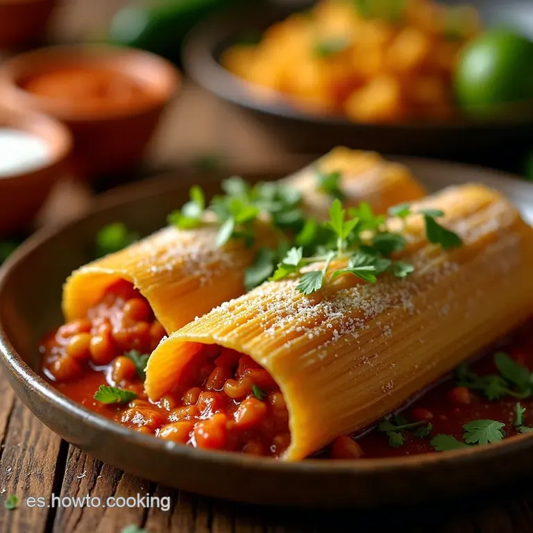 Tamales Al Pastor Para Fiesta presentation