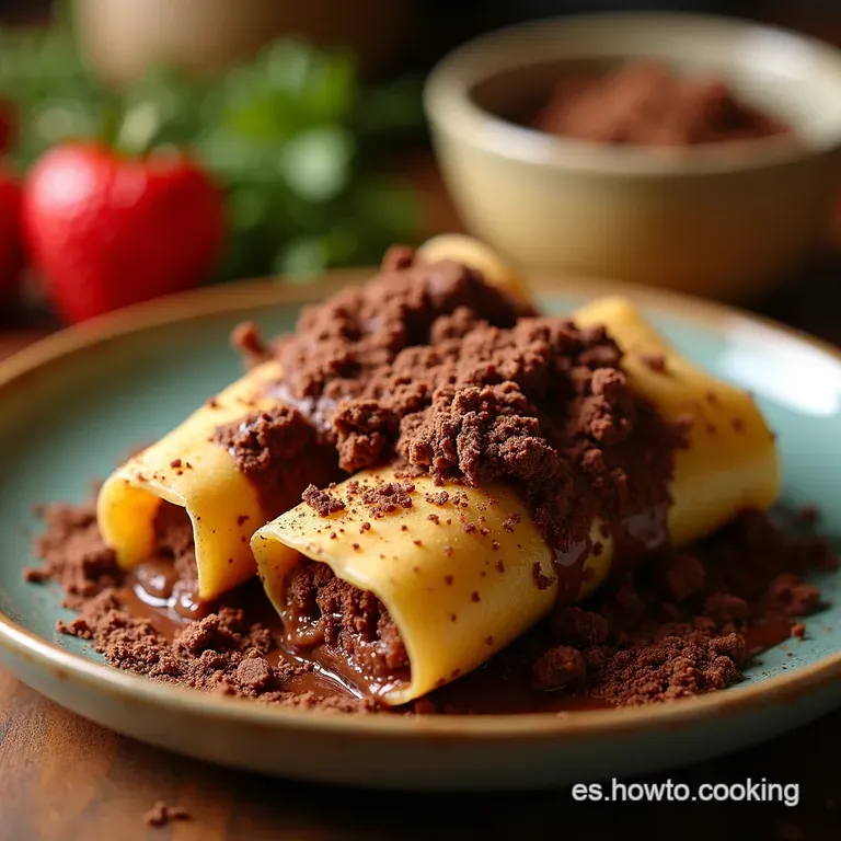 Tamales De Frambuesa Y Chocolate Un Postre Celestial presentation