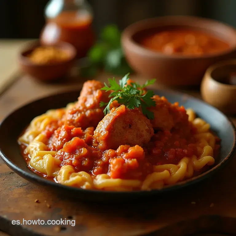 Tamales Rojos De Cerdo En Salsa De Chile Ancho Y Guajillo presentation