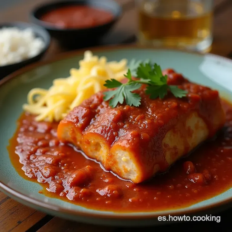 Tamales Rojos de Cerdo en Salsa de Chile Ancho y Guajillo