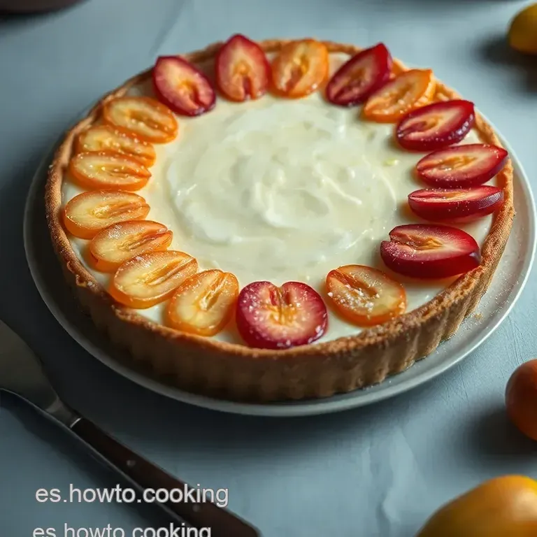 Tarta Crujiente De Cerezas Dulce Alma presentation