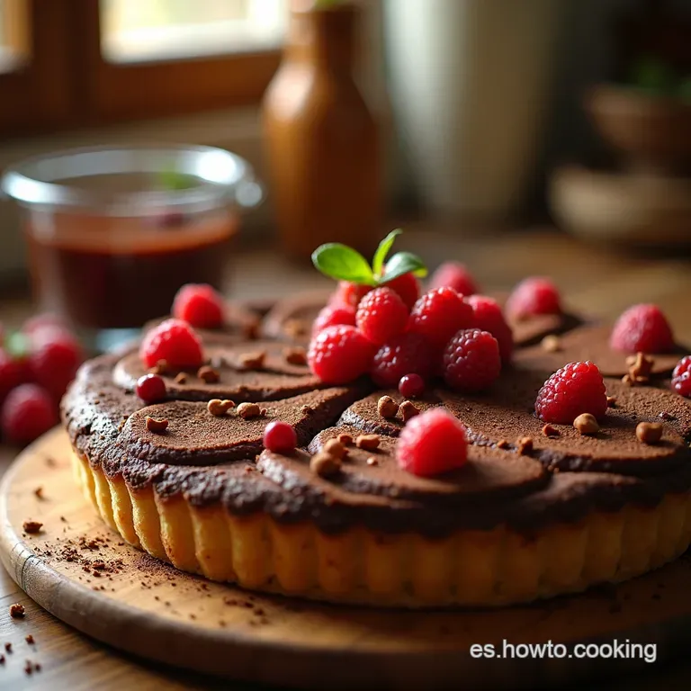 Tarta De Chocolate Cl&aacute;sica Con Un Toque Nestl&eacute; presentation