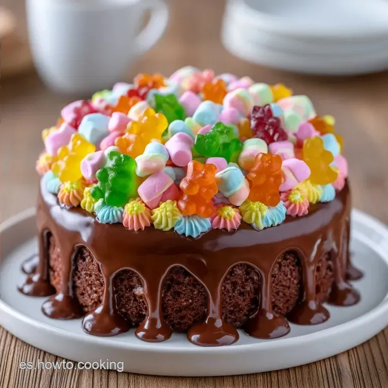 Tarta De Golosinas Sencilla: Base De Galletas