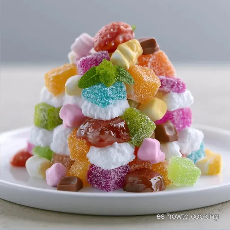 Tarta de Gominolas Casera: Colorida y Divertida