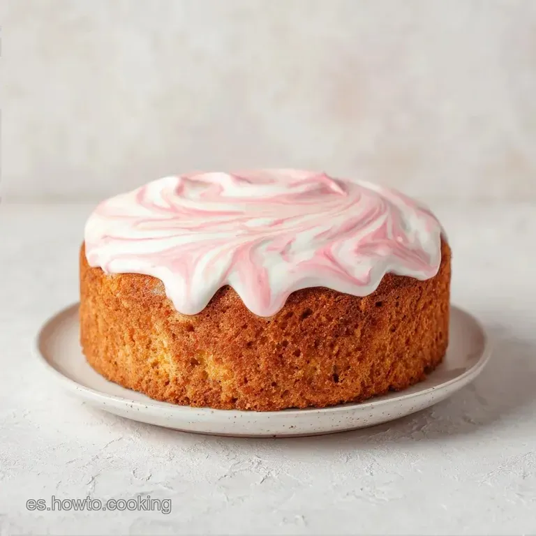 Tarta de Nubes: Rosa y Blanca